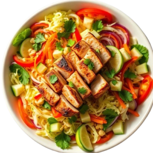 Chicken Satay Salad