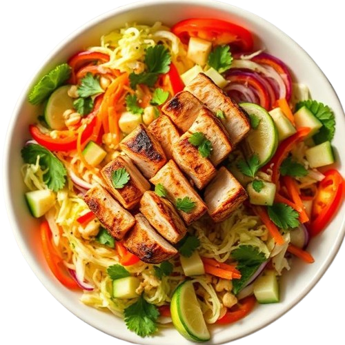 Chicken Satay Salad