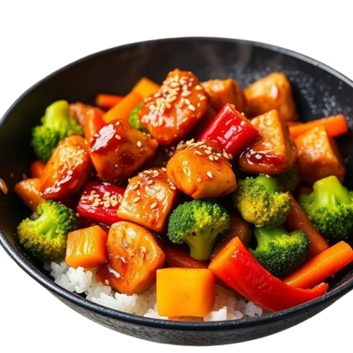 Honey Garlic Chicken Stir Fry